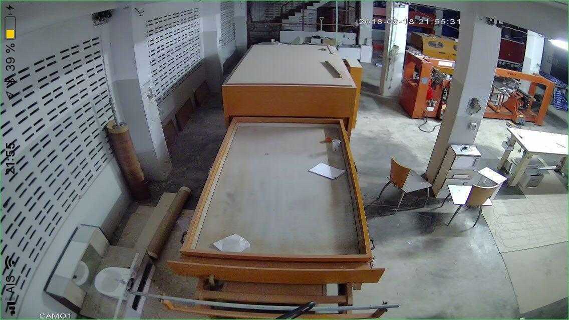 Видеонаблюдение в цехе