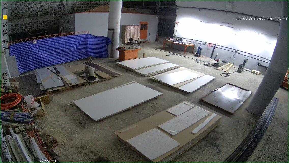 Монтаж CCTV на мебельной фабрике в Чонбури